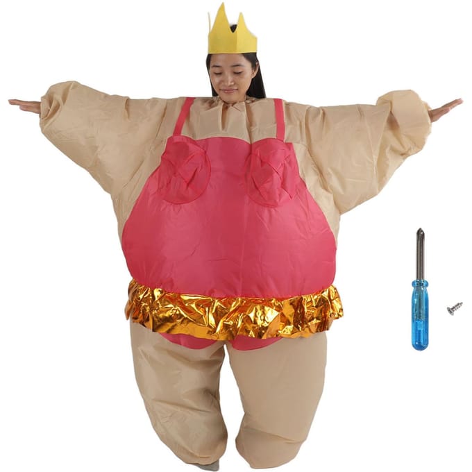 Opblaasbaar Balletkostuum Opblaasbaar Dansend Waterdicht Polyester Kostuum voor 150?190cm Volwassen Blauw beige