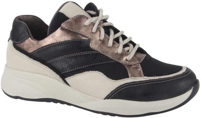 Durea 6308 Sneaker Zwart/Beige K