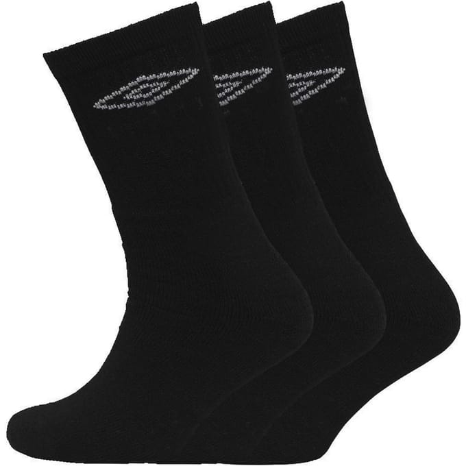 Umbro Zwart 3 Pack Sokken - Heren
