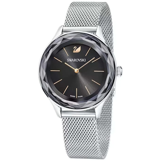 Swarovski 5430420 Octea Nova Mini Zilver Mesh Dameshorloge 36 black