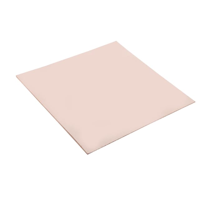 7.9*7.9*0.1 inch Hoge Kwaliteit Handgemaakt Gelooide Plantaardige Leer white