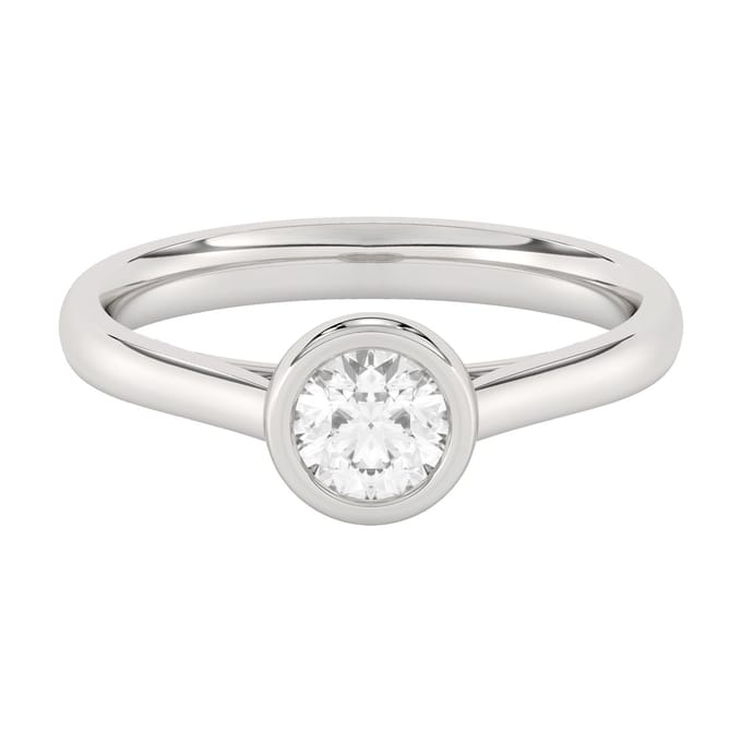 Diam Addict Ring 585 Weißgold mit im Labor gezüchteten Diamanten