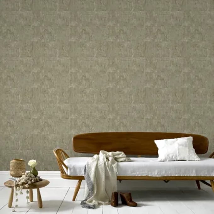 Decomode Vliesbehang Kurk Luxe - Taupe - 10,05 M X 52 Cm