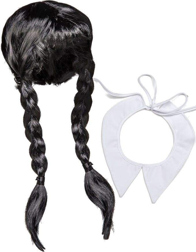 Vegaoo - Accessoireset voor gotische schoolmeisjes voor dames
