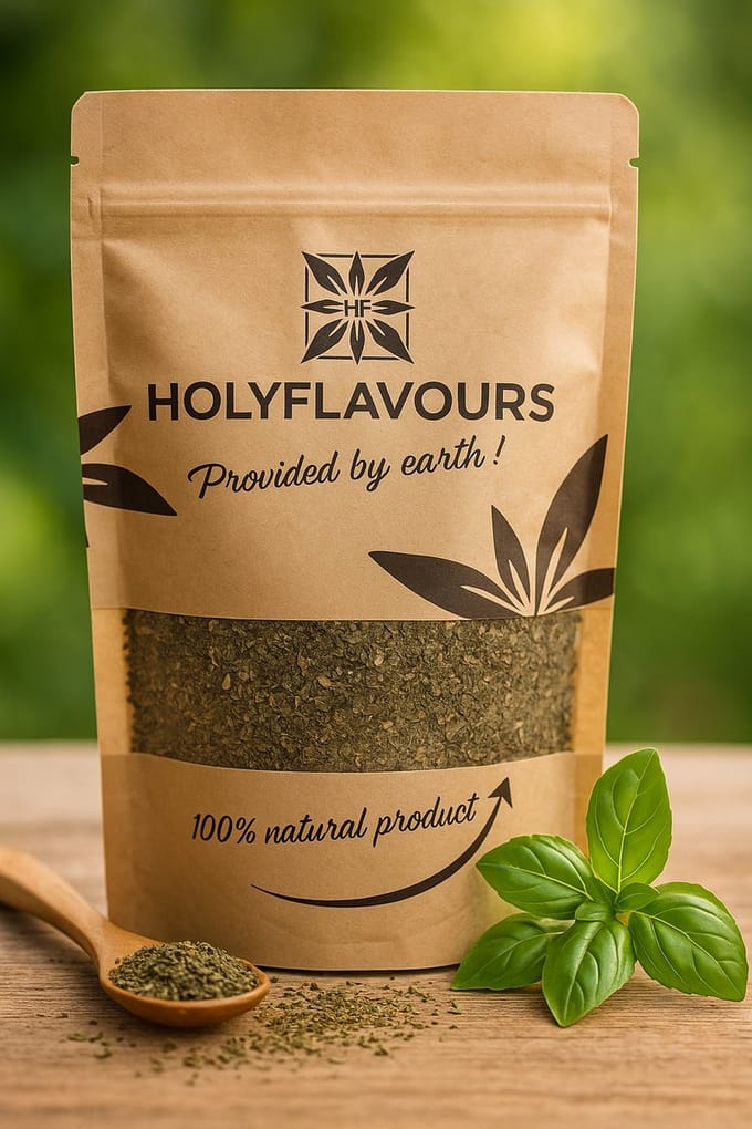 Basilicum Gesneden Kiemarm - 100 gram - Holyflavours