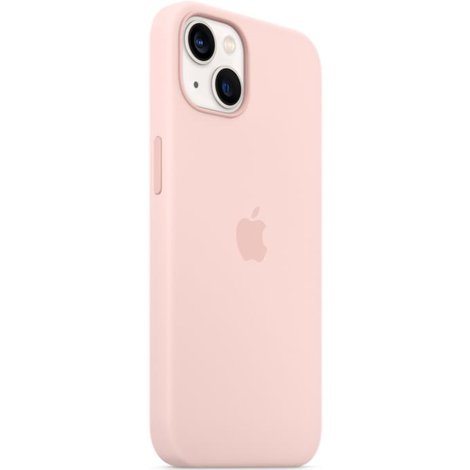 Silicone Backcover MagSafe voor de Apple iPhone 13 - Chalk Pink