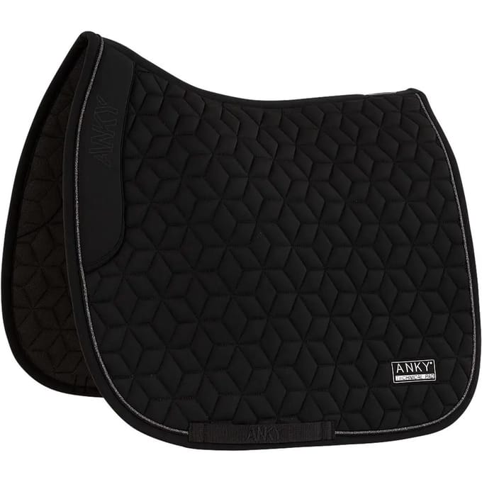 Zadeldek Poly Nylon Dressage Black - Full | Zadeldekje paard