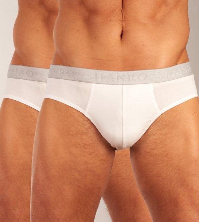 Hanro Cotton Essentials Midi slip - 2 Pack Blanc - 073075-0101 - L