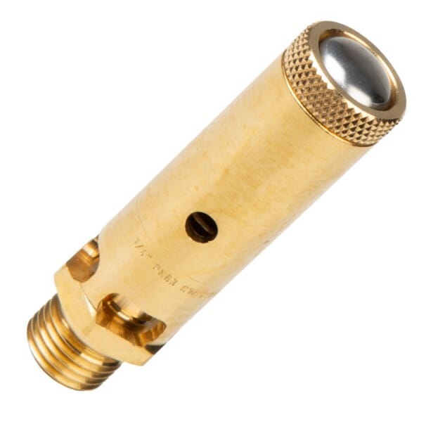 G 1/4'' Messing Vooringesteld Overdrukventiel 28 Bar DN 8 - SFL-B-8-28-014