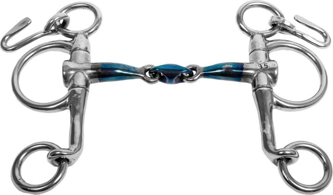 Trust Sweet iron-pony pelham-eliptical-12mm   Dubbel gebroken