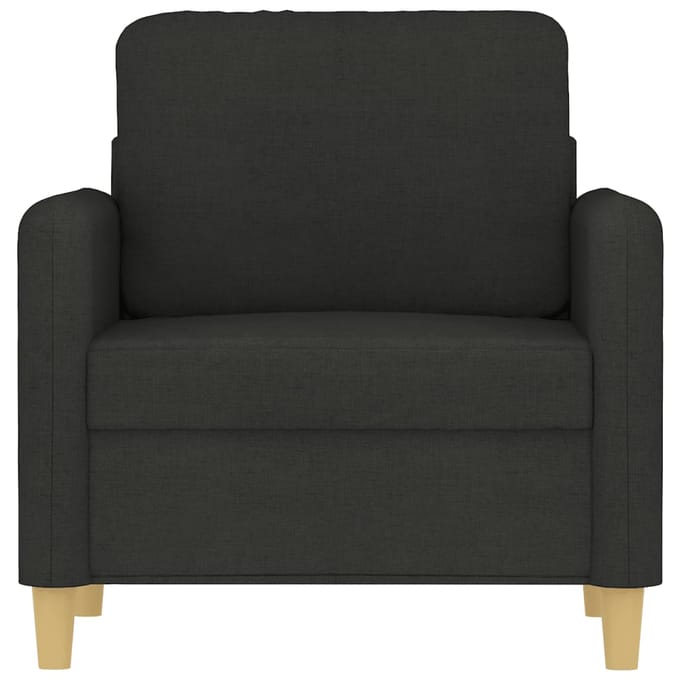 vidaXL - Fauteuil - 60 - cm - stof - zwart