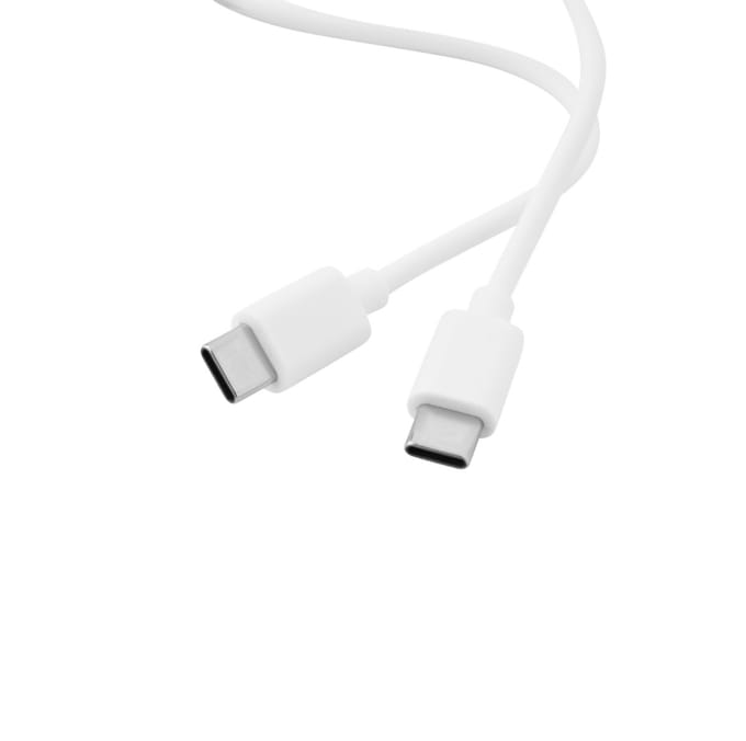 USB-C naar USB-C Kabel 1 Meter – Wit – Oplaadkabel en Datakabel – Geschikt voor Laptop, Tablet en Smartphone