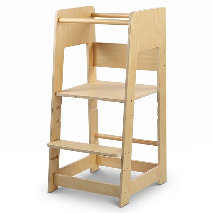 Leertoren - hoogte verstelbaar - hout