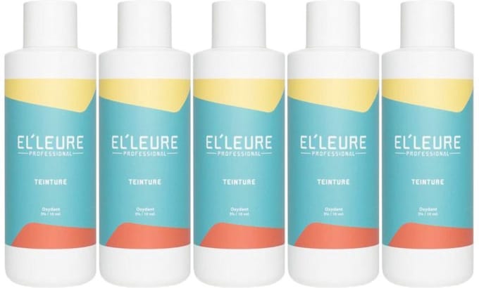 5x Elleure Teinture Oxydant 3% 1000ml