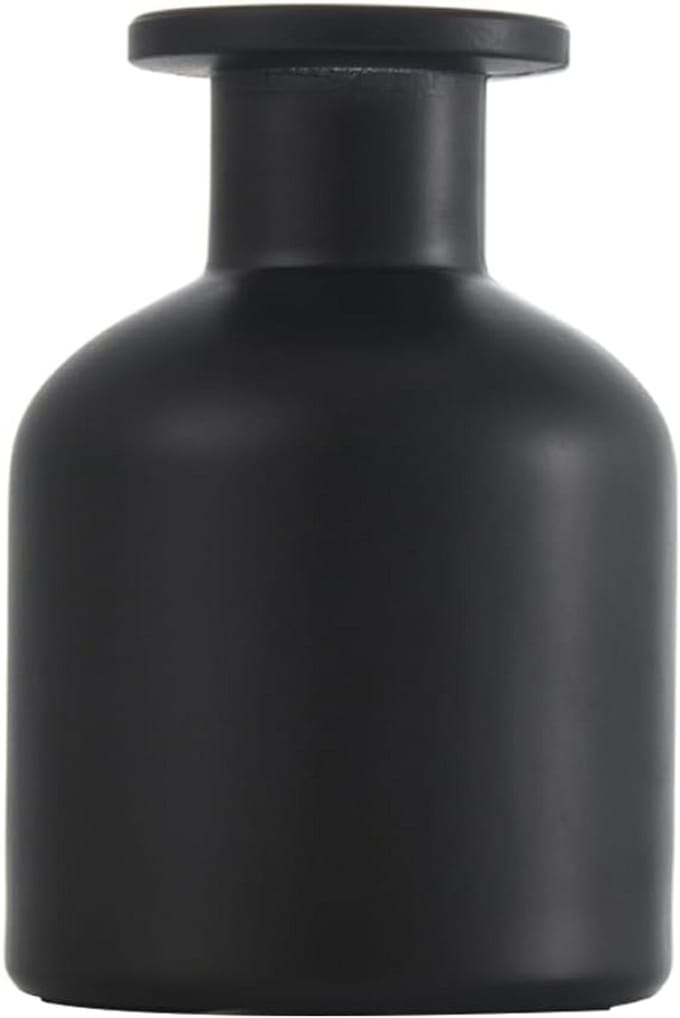 UPSTORE 150ML Zwarte Glazen Diffuser Fles - Aromatherapie Opslagcontainer