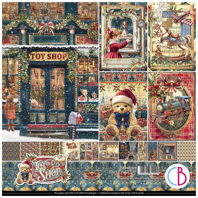 Scrapbookpapier "Toy Shop"