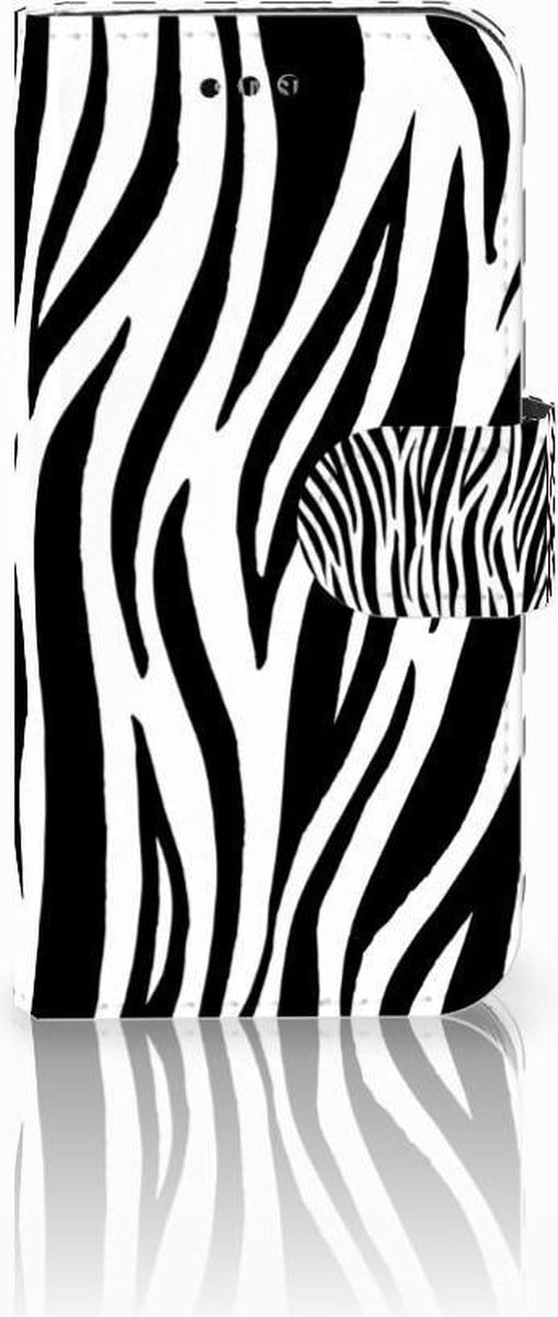 Samsung Galaxy A3 2017 Telefoonhoesje met Pasjes Zebra