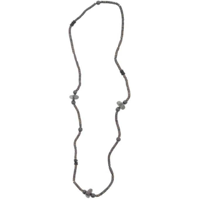 Behave – Statement ketting met grove kralen – Boho accentstuk