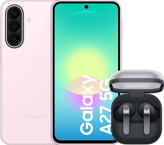 Samsung Galaxy A27 128GB Roze 5G + Samsung Galaxy Buds4