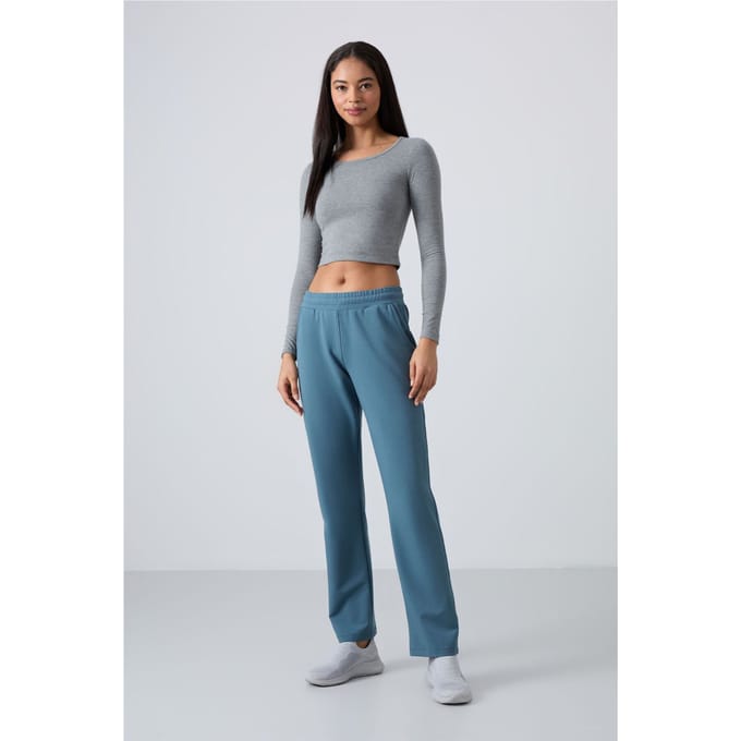 Dames Rechtemodel Fleece Joggingbroek