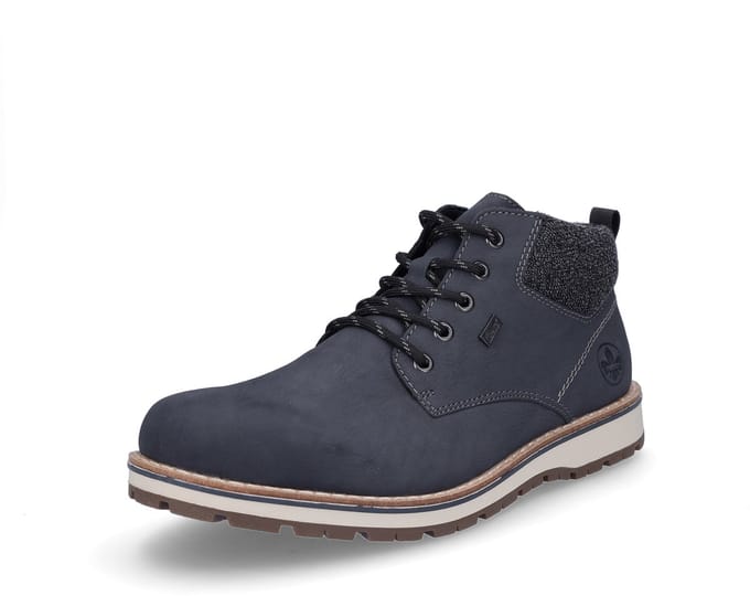 Rieker heren veterboot blauw