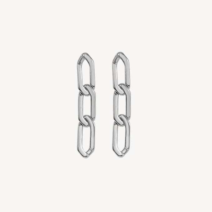 Margot Bardot Missy Earrings Silver - Oorbellen dames - Zilver - Statement oorbellen