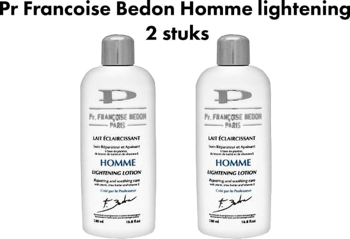 Pr Francoise Bedon - Homme lightening lotion 2 stuks