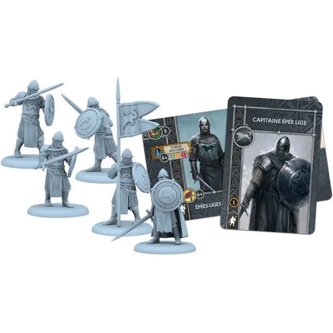 Set met 13 figuren Cool Mini Or Not Le Trône de Fer : Épées Liges Stark