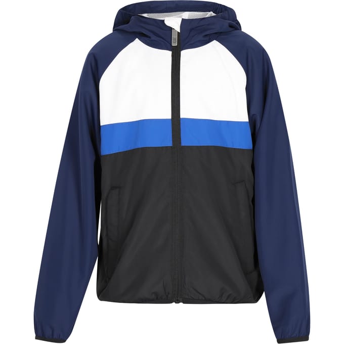 Mo Anorak jongens (kinderen) marine colorblock