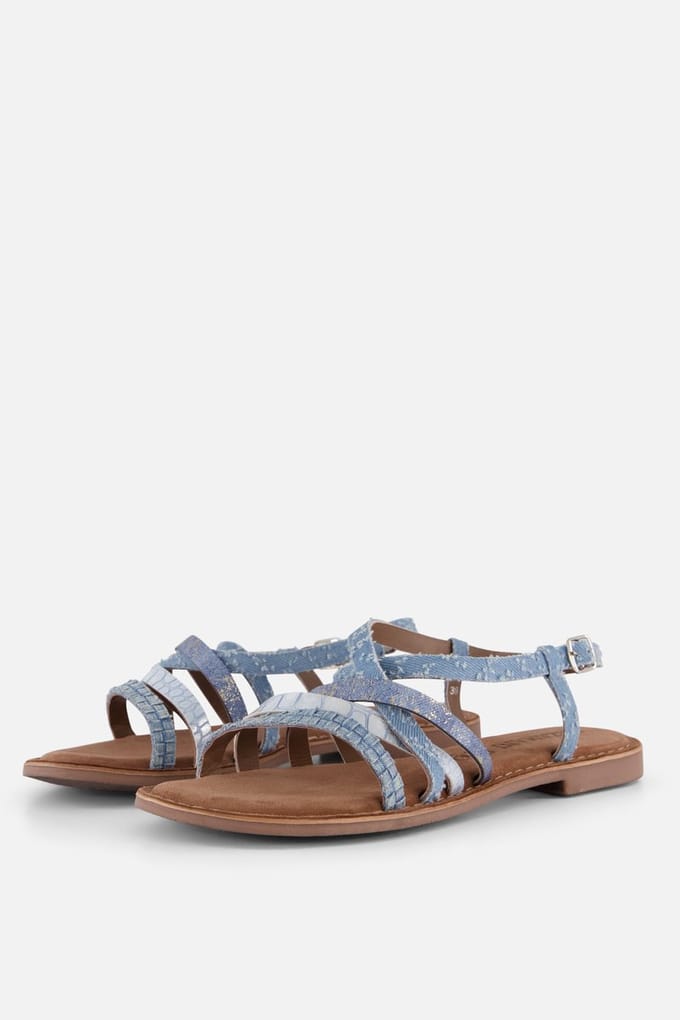 Lazamani Sandalen blauw Synthetisch - Maat 40