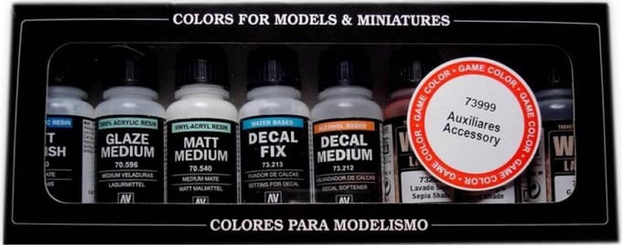 Vallejo Modelbouwdecoratie - 73999 Game Color - Auxiliary Set Effecten set