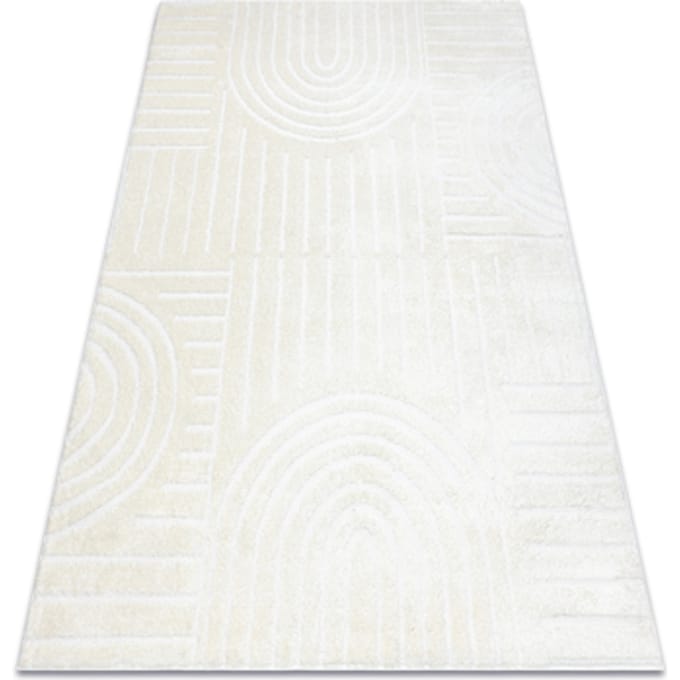 Kleden Rugsx Tapijt modern MODE 8586 geometrisch creme 140x190 cm