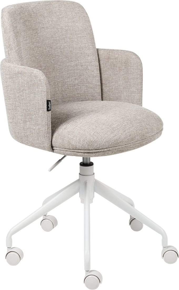 DRYDEN - Bureaustoel - Beige - Polyester
