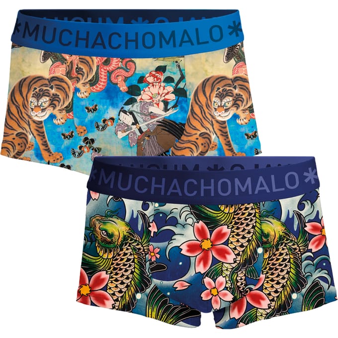 Muchachomalo Heren Trunks - 2 Pack - Maat 3XL - 95% Katoen - Mannen Onderbroek