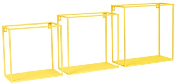 Wandrek Kidsdepot Wallbox Yellow (set van 3)