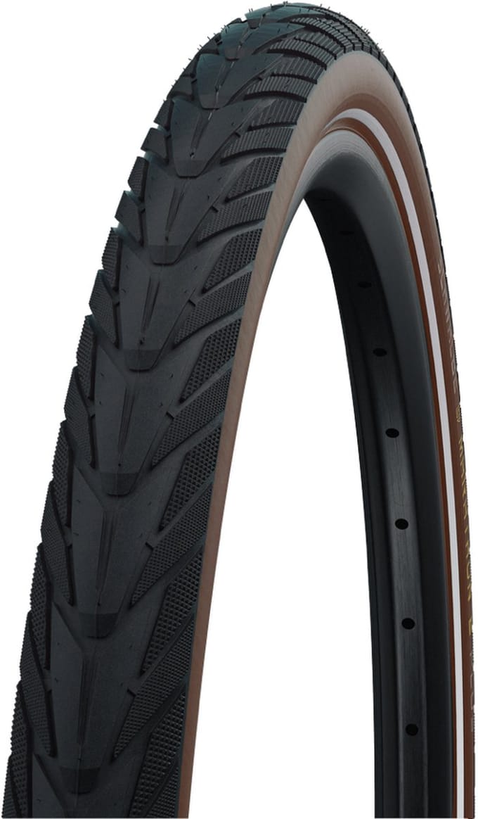 Schwalbe Buitenband - Energizer Plus - 28 inch x 1.75 - Zwart/coffee Reflecterend