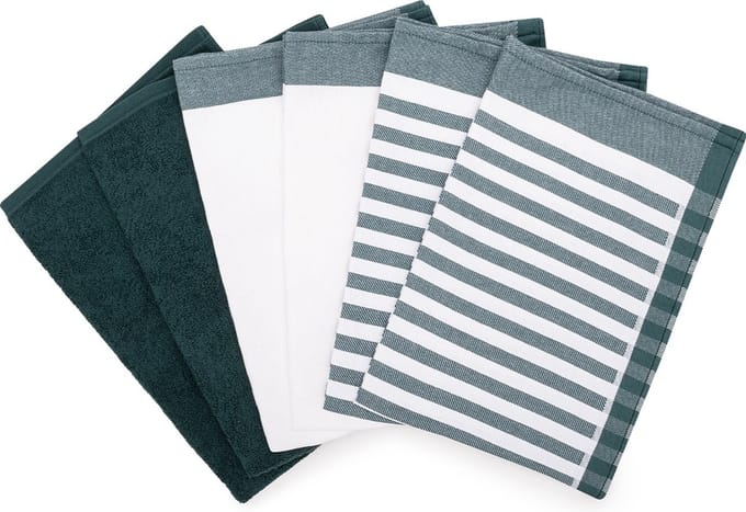 Ross Sonstiges 4 X theedoek- 2 X keukenhanddoek - in set 6 pack Exclusiv