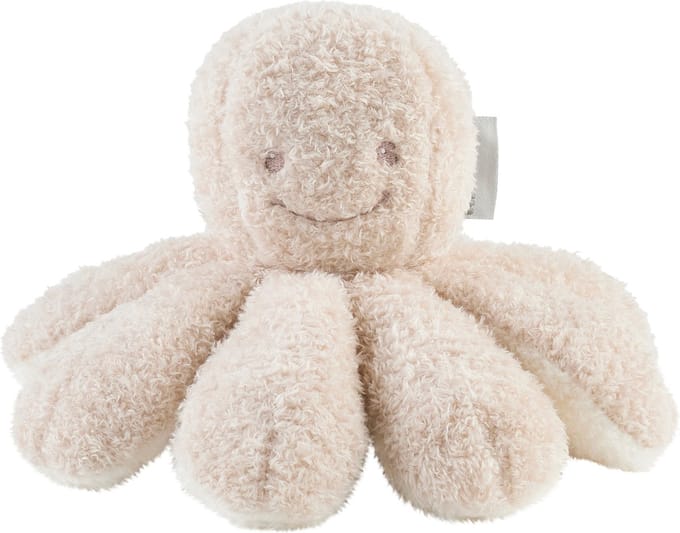 Nattou TEDDY Knuffel - Octopus - 20 cm - Beige