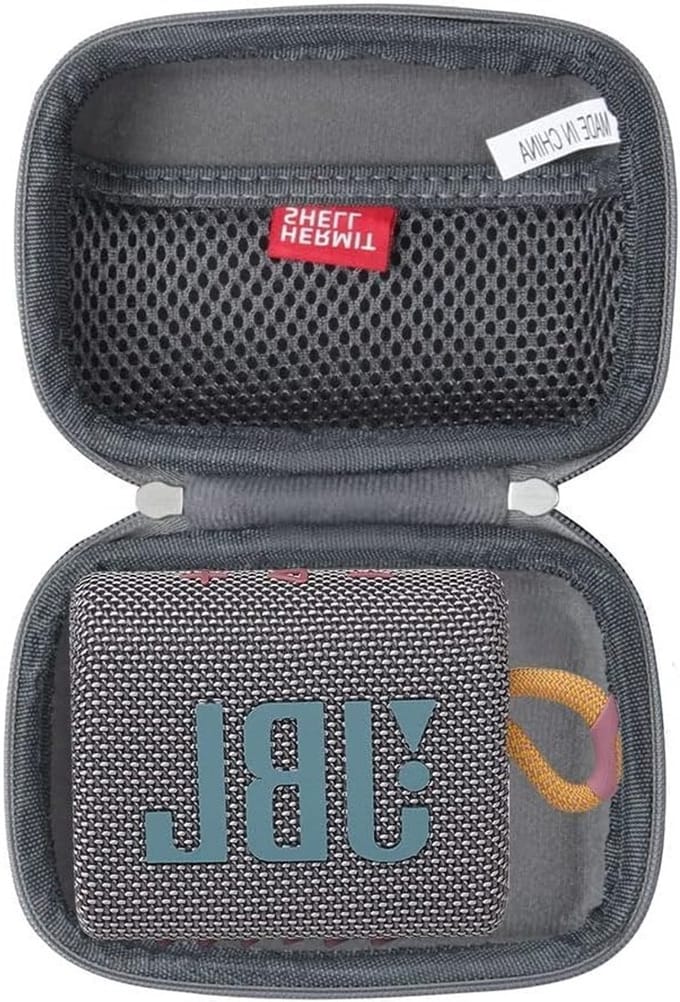 Duurzame Hard Case voor JBL Go 4 en Go 3 Draagbare Bluetooth Speaker met Schokbescherming en Waterdicht Ontwerp