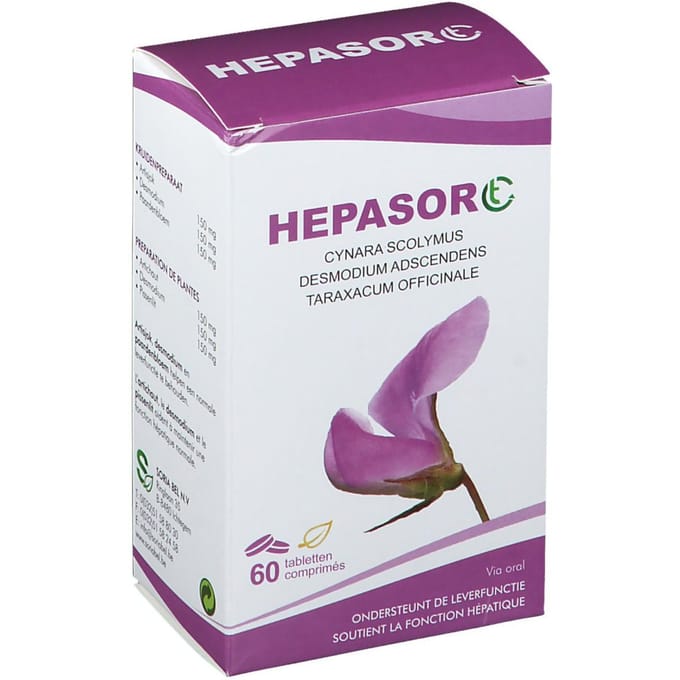 Soria Soriphar Hepasor Tabletten (60 tabletten)