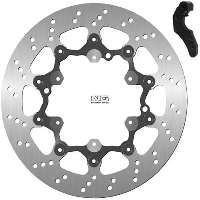 Vlotterende motorremschijfset en steuntje NG Brake Disc 1640K27