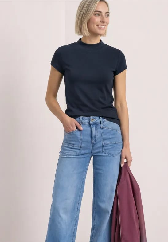 Basic Shirt met col