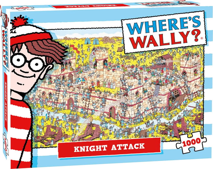Where’s Wally Knight Attack Puzzel 1000 Stukjes