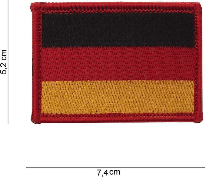 Embleem stof Vlag Duitsland met