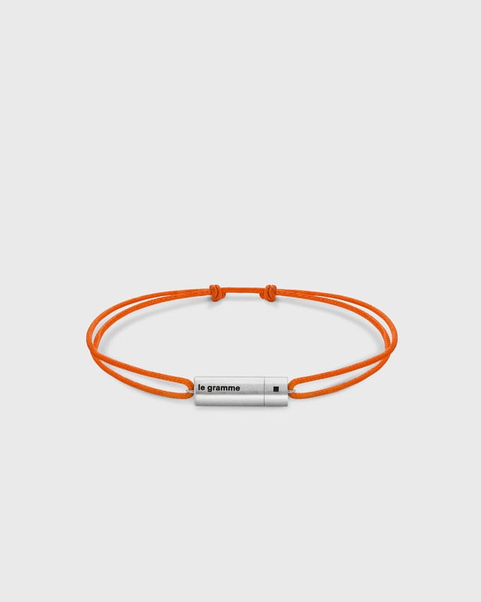 5G CABLE ORANGE CORD BRACELET