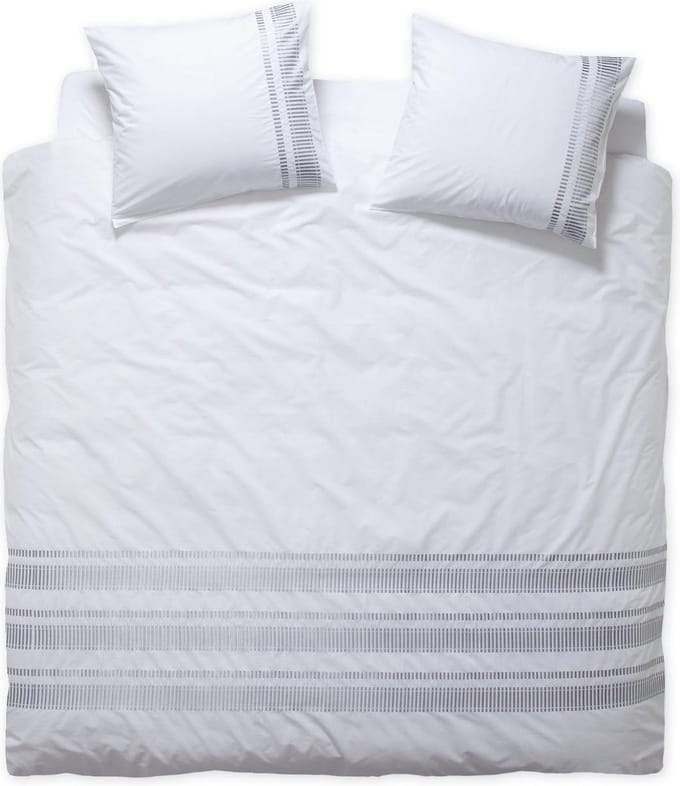 Damai Complex Dekbedovertrek - Katoen - Tweepersoons - 200x200/220 cm - White