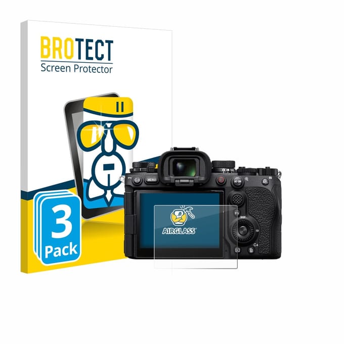 Screenprotector 3 Stuks voor Sony Alpha 9 III Beschermglas transparant