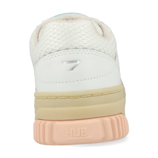 HUB Thrill Lage sneakers - Leren Sneaker - Dames - Wit - Maat 37