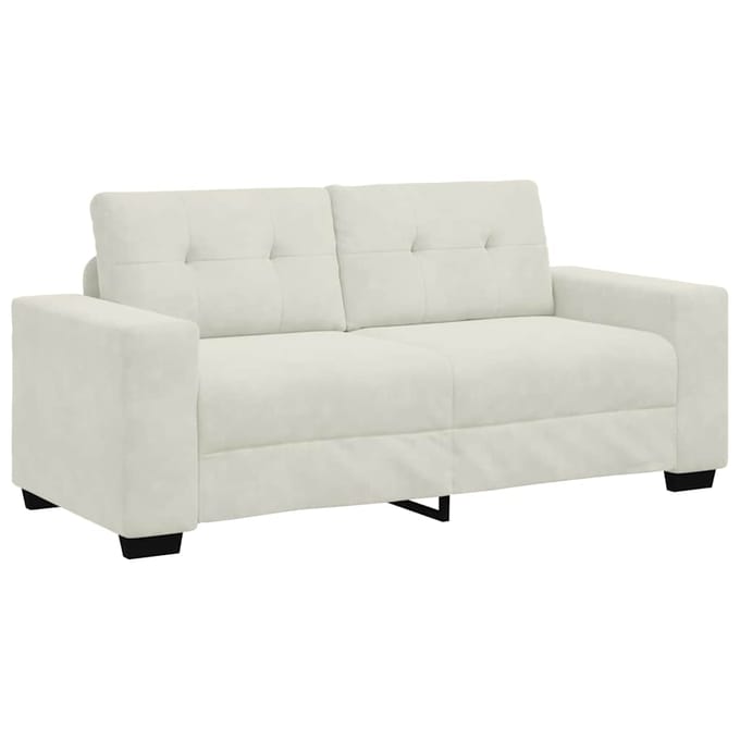 vidaXL - Loveseat - Sofa - Crème - 180x77x82 - cm - Fluweel