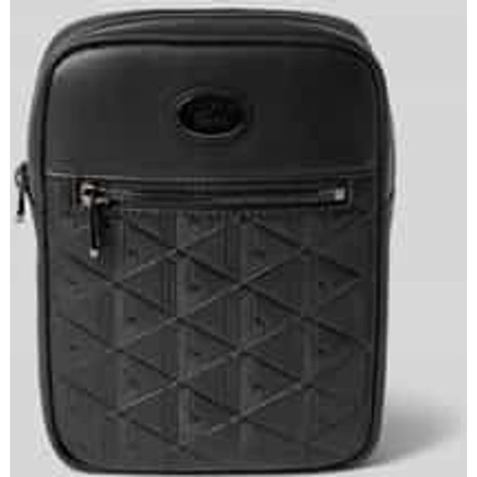 LACOSTE Schoudertas Nomogramme Vertical Camera Bag Noir Zwart